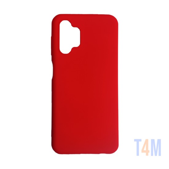 Capa de Silicone para Samsung Galaxy A13 4g/5g/A04s Vermelho